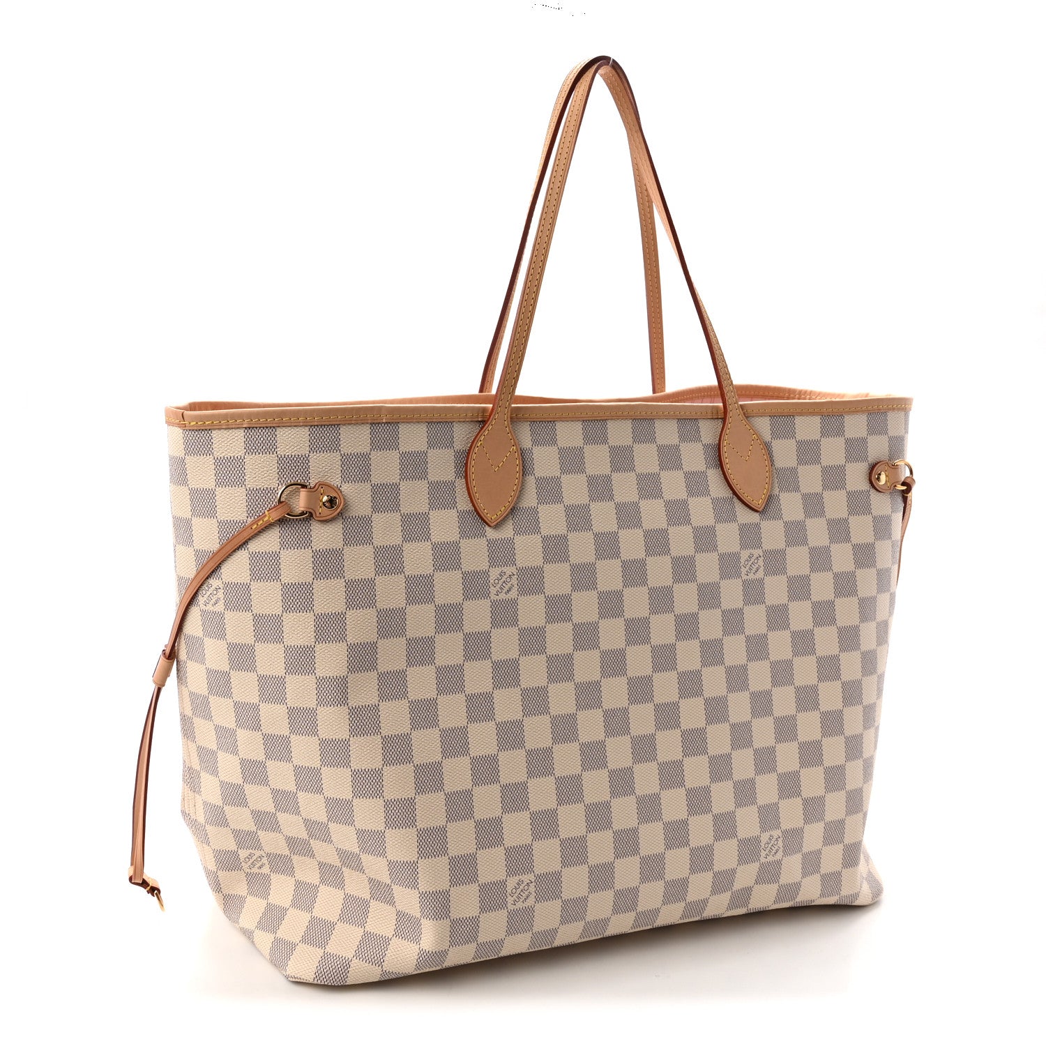 Louis Vuitton Damier Azur Neo Neverfull GM Rose Ballerine 4 of 10