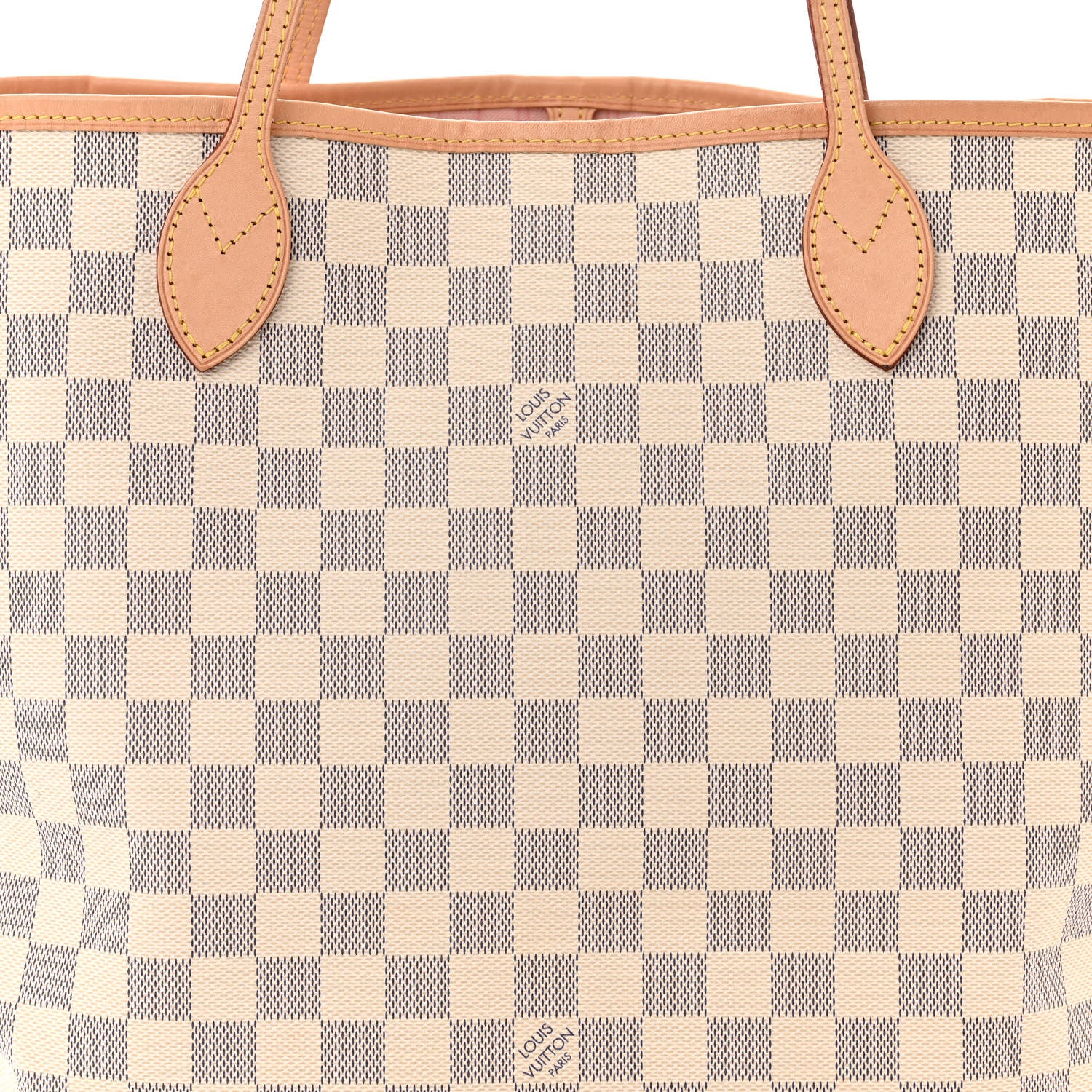 Louis Vuitton Damier Azur Neo Neverfull MM Rose Ballerine 8 of 13
