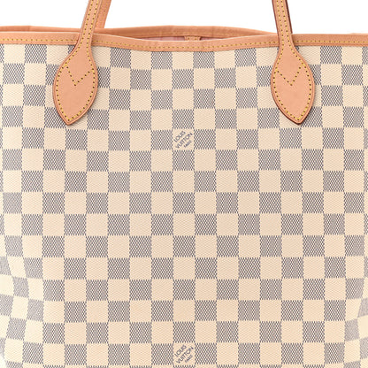 Louis Vuitton Damier Azur Neo Neverfull MM Rose Ballerine 8 of 13
