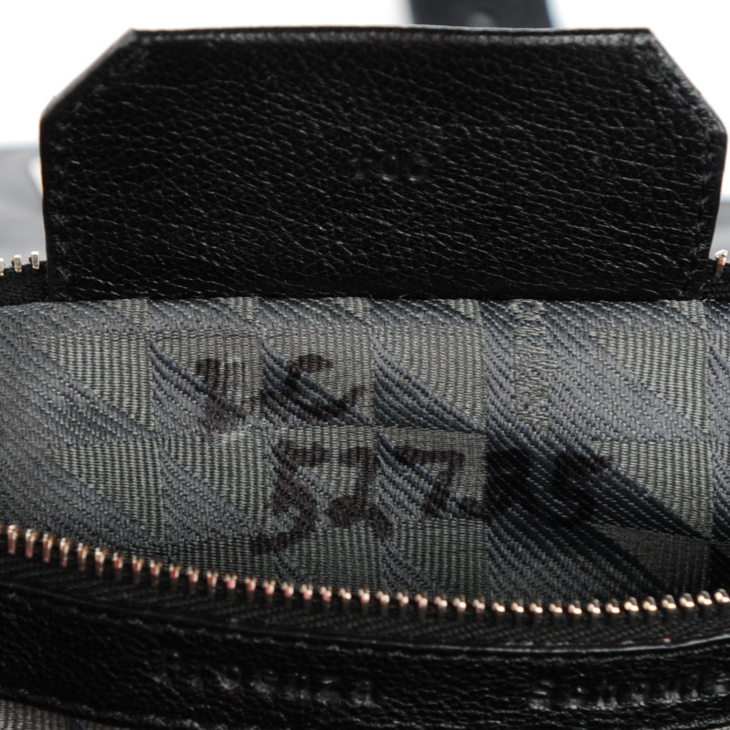 Proenza Schouler Calfskin Triangle Print Medium PS1 Satchel Black White 9 of 9