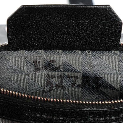 Proenza Schouler Calfskin Triangle Print Medium PS1 Satchel Black White 9 of 9