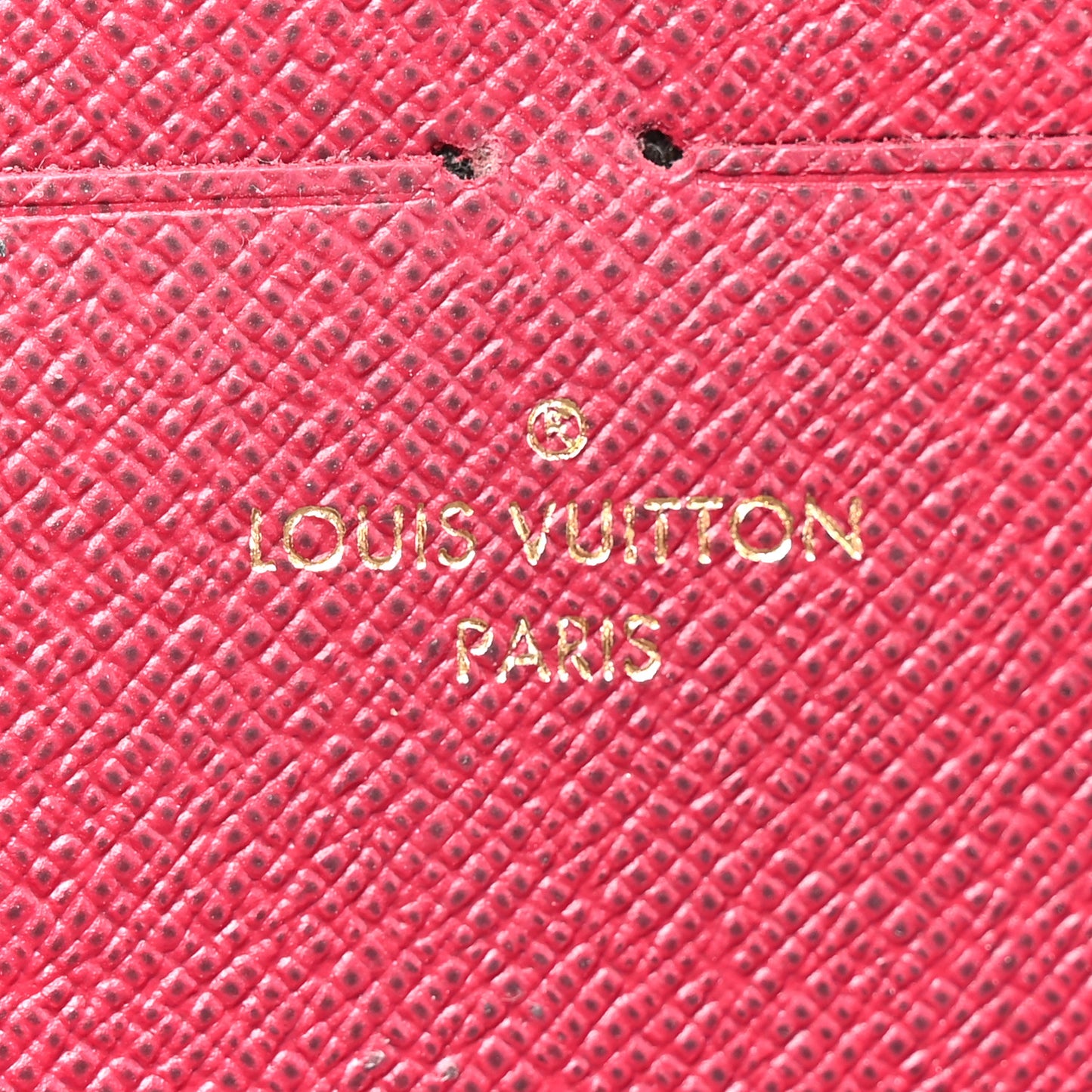 Monogram Clemence Wallet Fuchsia