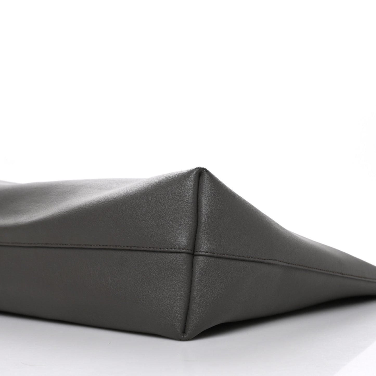 Calfskin Large Shopping Tote Fog