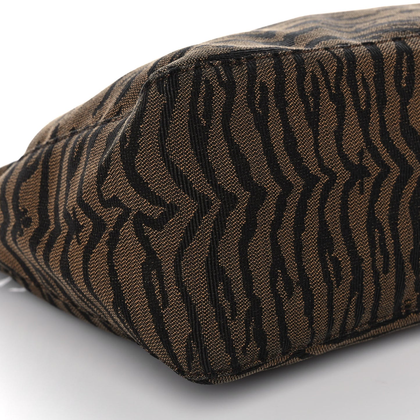 Canvas Tiger Print Mini Pochette