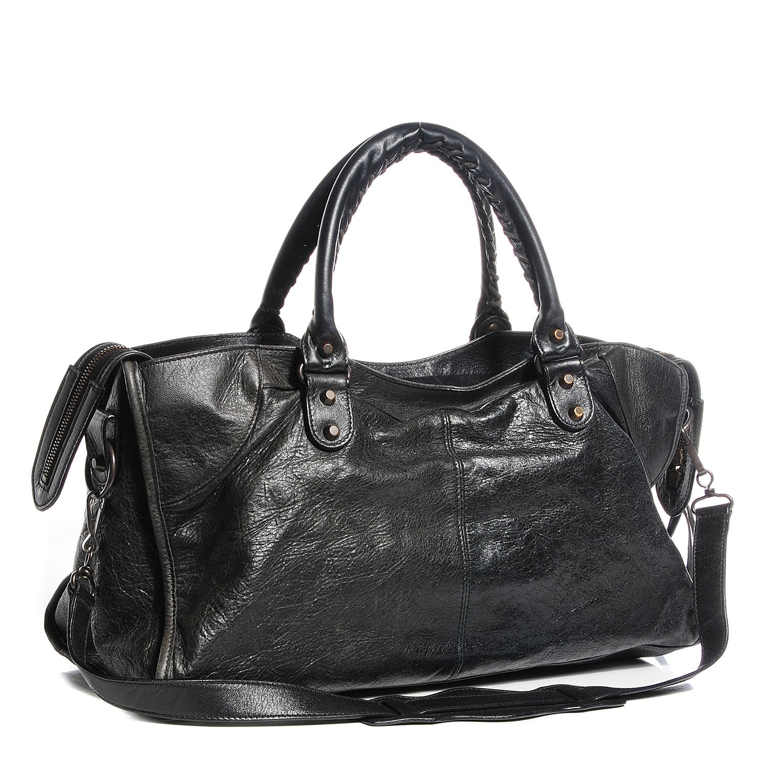 Balenciaga Agneau Classic Hardware Part Time Black 3 of 13