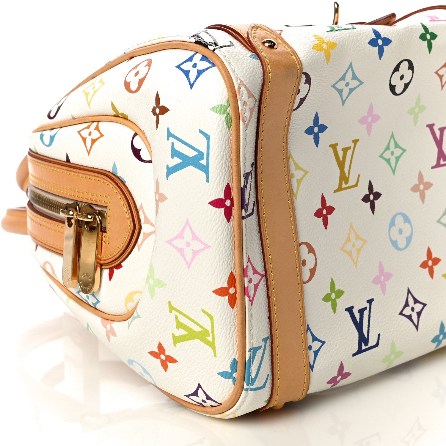 Louis Vuitton Monogram Multicolor Priscilla White 8 of 10