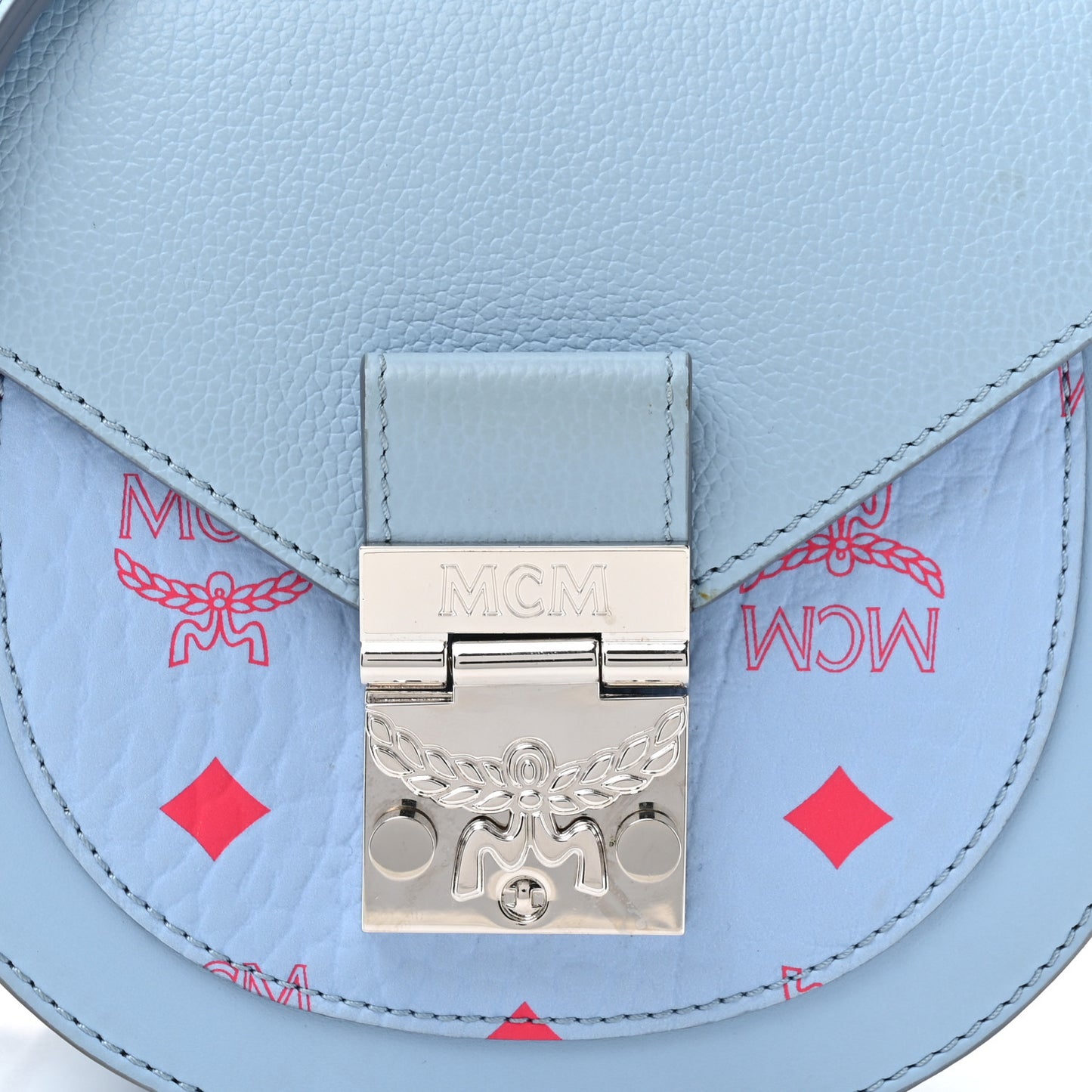 Visetos Mini Patricia Crossbody Bag Light Blue Red
