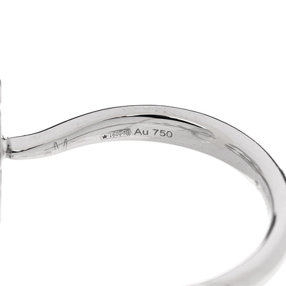 Gucci 18K White Gold Diamond Flora Bow Flower Ring 50 5.5 5 of 6