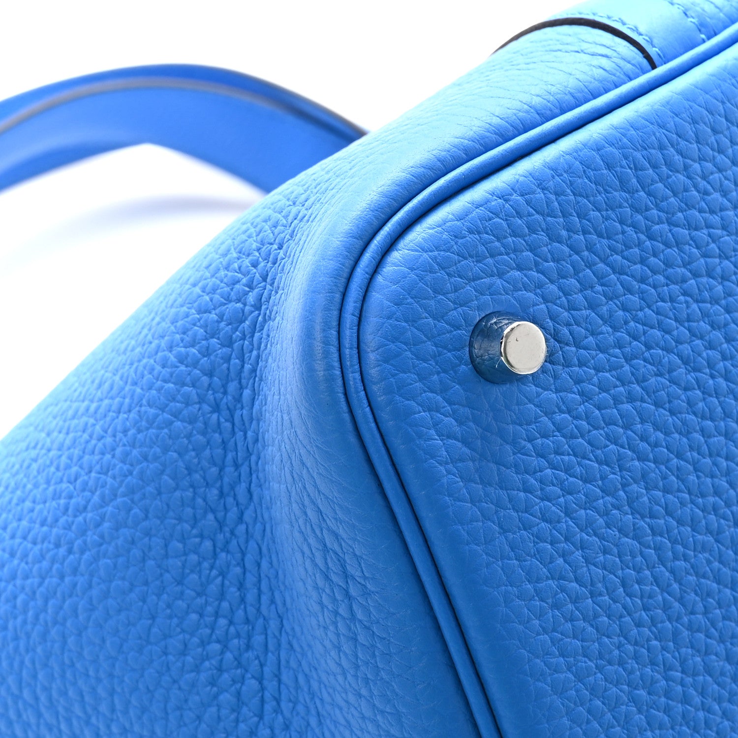 Hermes Taurillon Clemence Picotin Lock 22 MM Bleu Hydra 11 of 13