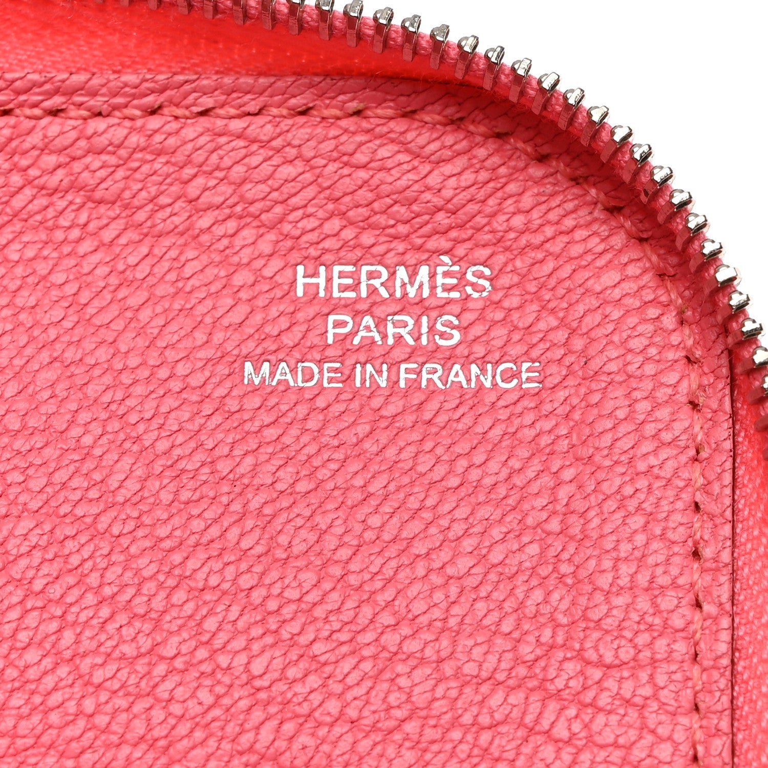 Hermes Epsom Remix Duo Wallet Rose Azalee Orange Poppy 7 of 9