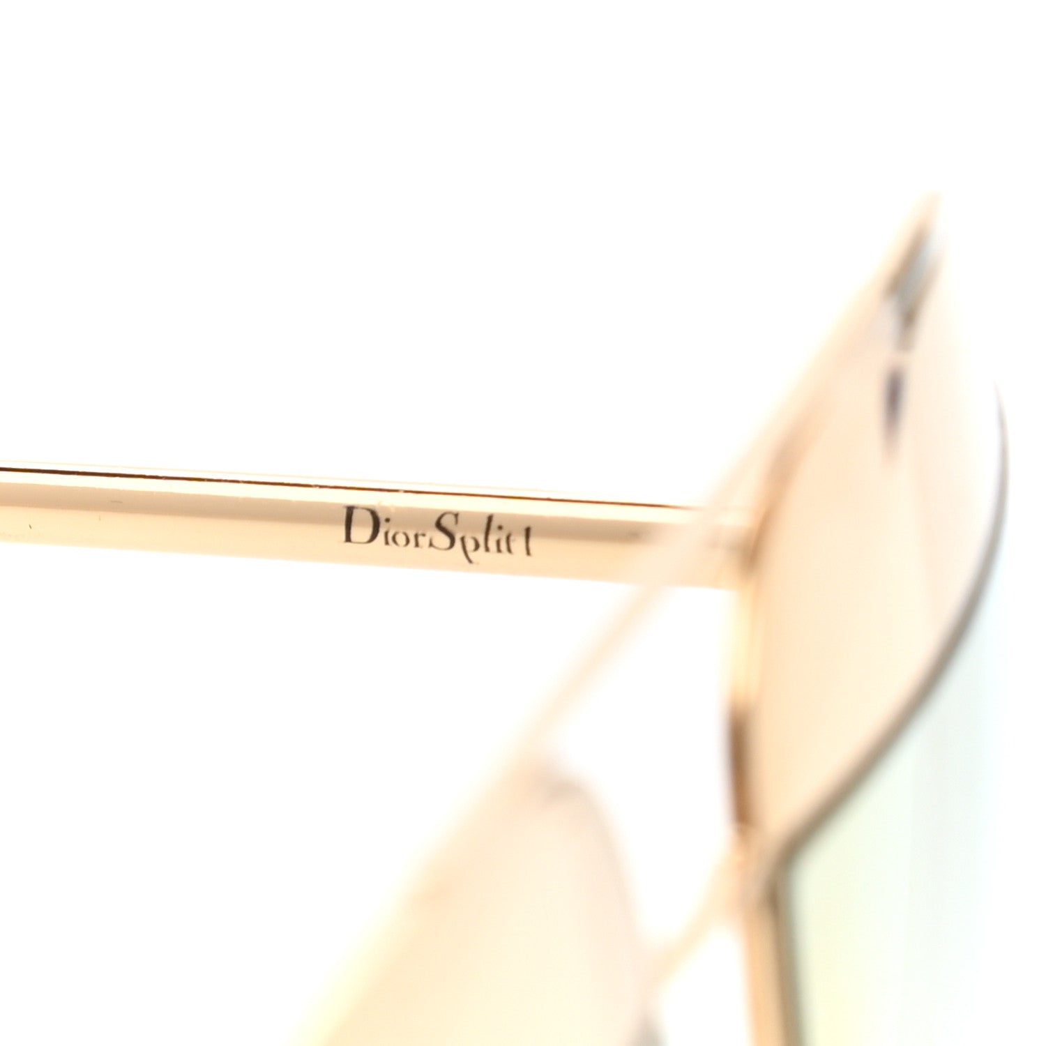 Christian Dior Split 1 Aviator Sunglasses Gold 6 of 8