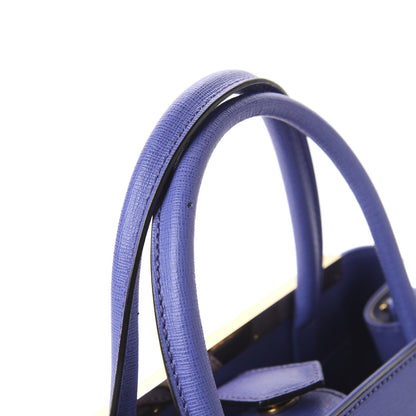 Fendi Vitello Elite Petite 2Jours Tote Viola Cassis 10 of 10