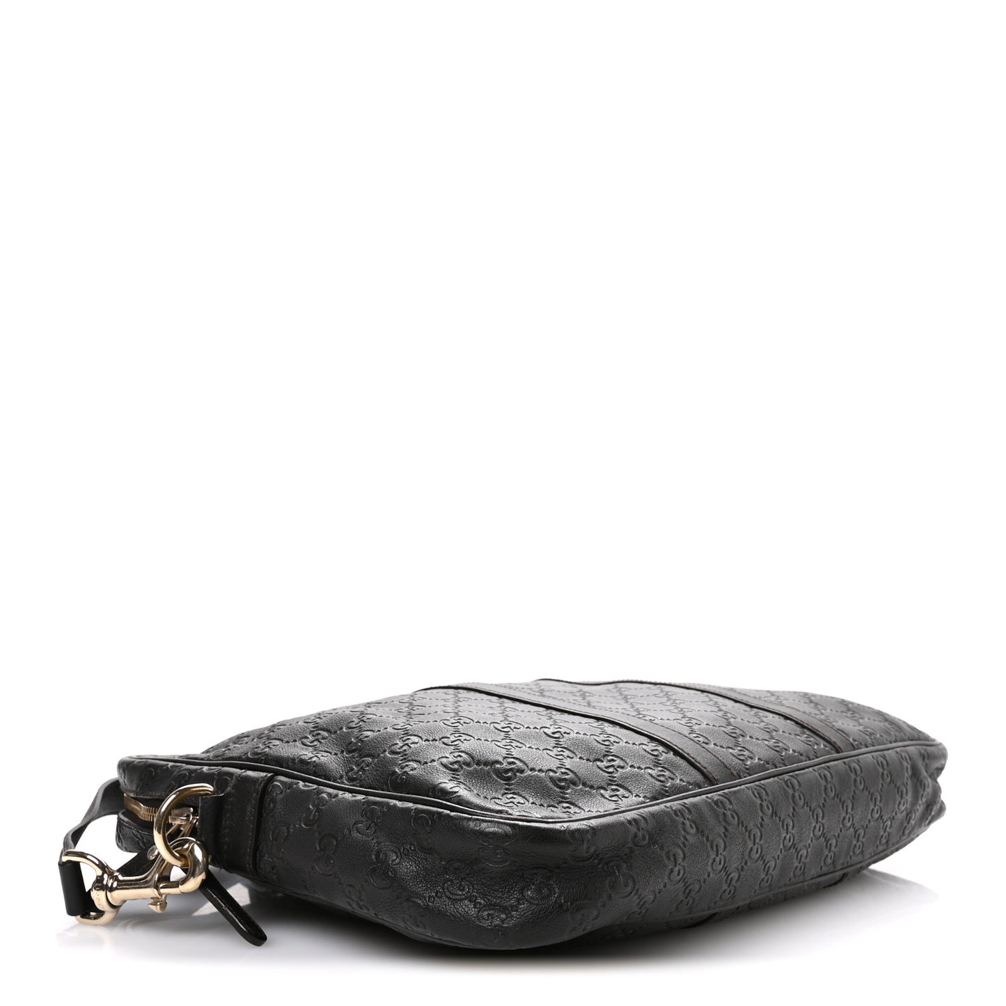 Guccissima Signature Briefcase Dark Brown