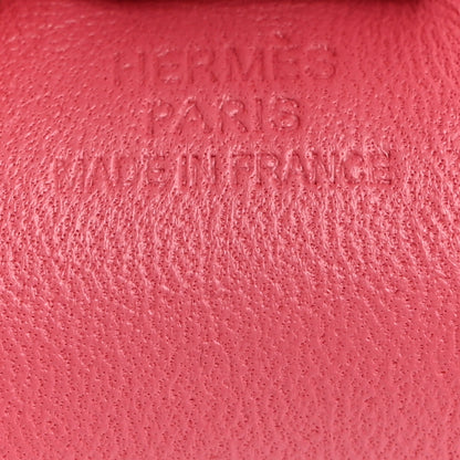 Hermes Milo Lambskin Grigri Rodeo Horse Bag Charm PM Rose Azalee 4 of 5
