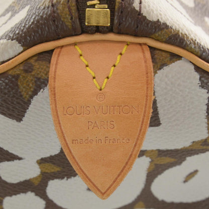 Louis Vuitton Monogram Graffiti Speedy 30 Silver 4 of 6