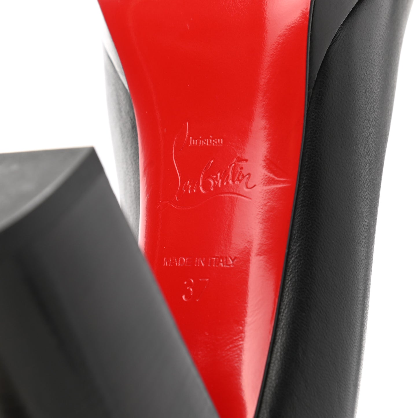 Shiny Nappa Cadrilla 100 Pumps 37 Black