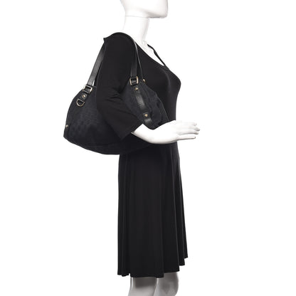 Gucci Monogram Medium Abbey Shoulder Bag Black 2 of 10