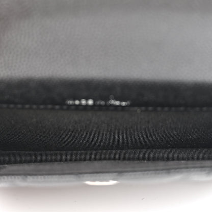 Chanel Caviar Quilted Incognito Belt Flap Card Holder Black 5 of 11