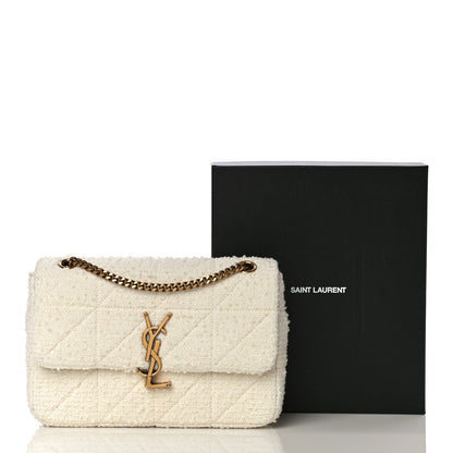 Saint Laurent Boucle Tweed Monogram Medium Jamie White 11 of 11