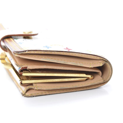 Louis Vuitton Monogram Multicolor French Purse Wallet White 14 of 16