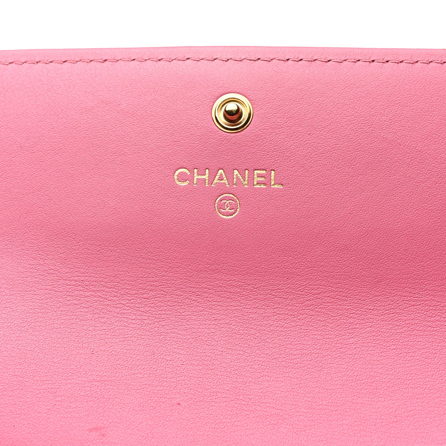 Chanel Lambskin Quilted Large Boy Gusset Flap Wallet Pink 6 of 12
