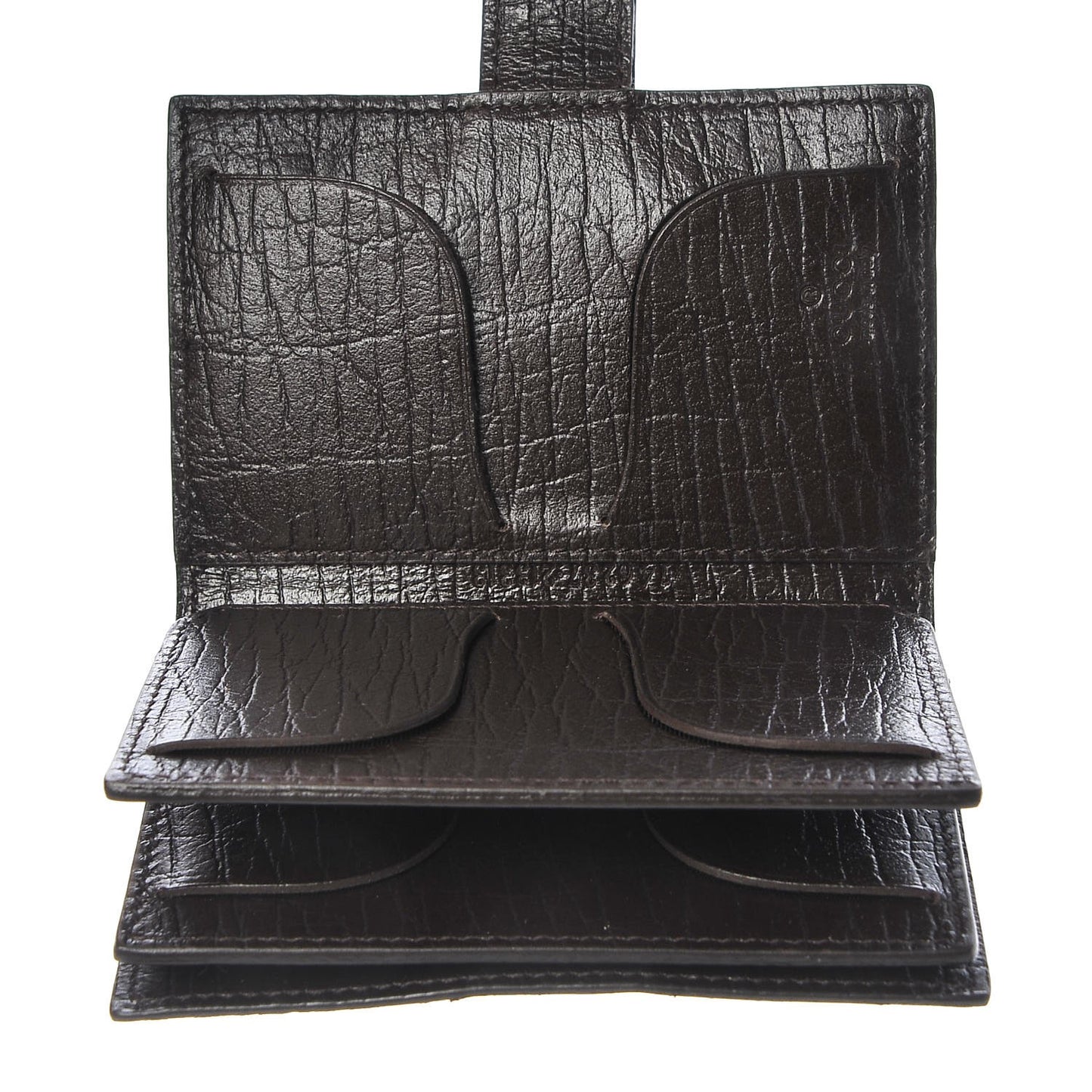 Monogram GG Plus Avel Card Holder Wallet Beige Ebony Cocoa
