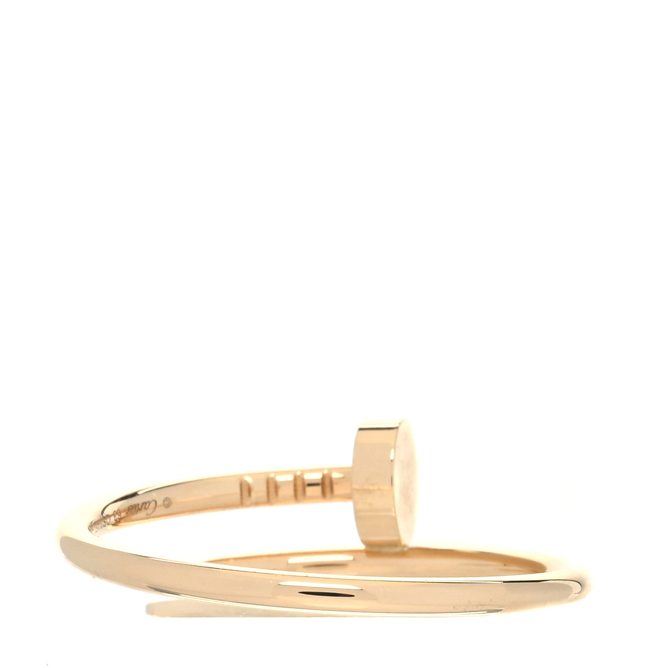 18K Yellow Gold Small Juste Un Clou Ring 63 10.5