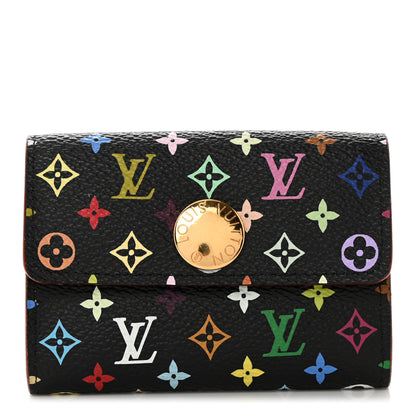 Louis Vuitton Monogram Multicolor Business Card Holder Black 1 of 7