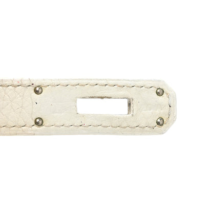 Hermes Taurillon Clemence BIRKIN 35 White 7 of 18