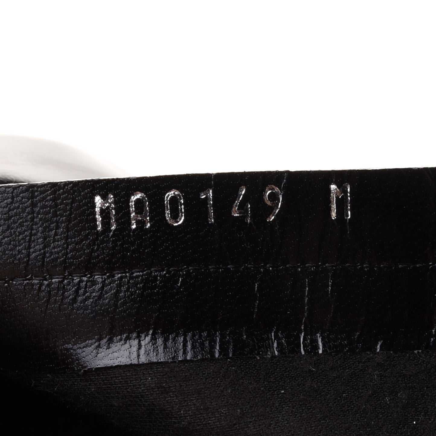 Patent Silhouette Ankle Boots 38.5 Black