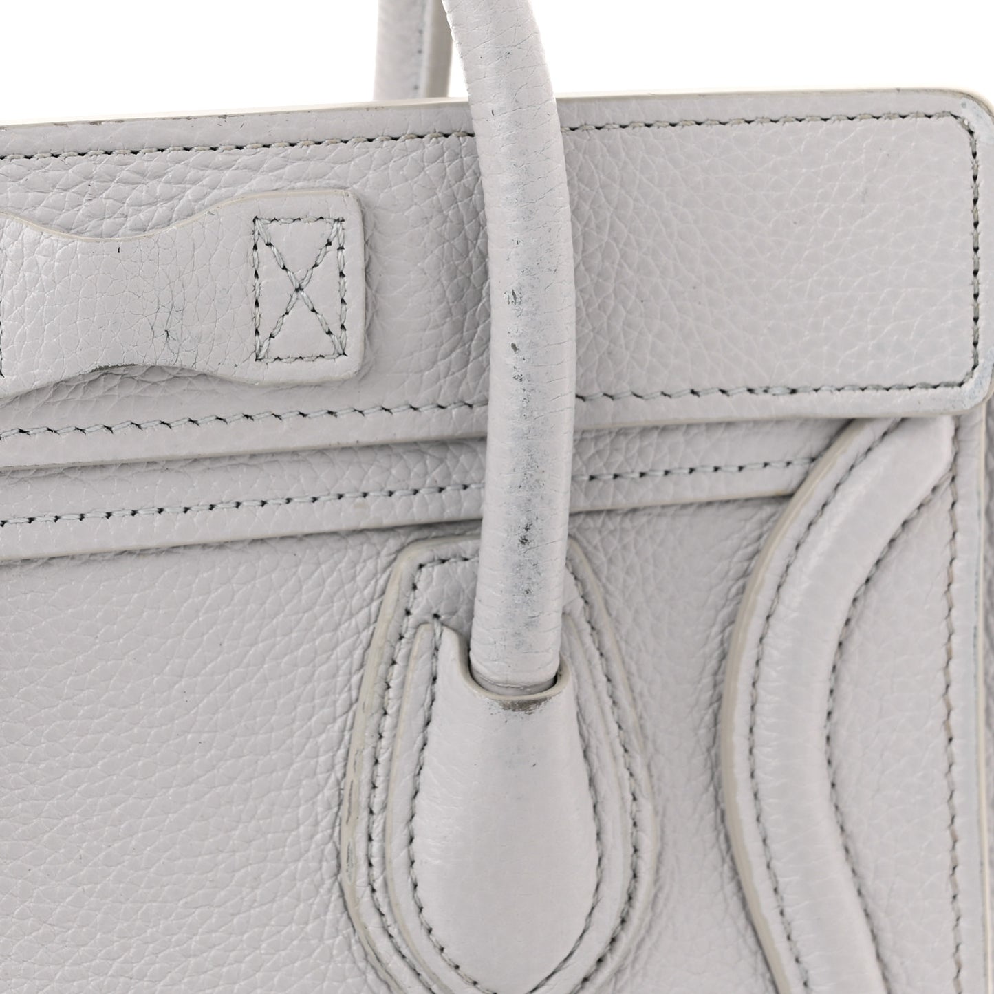 Drummed Calfskin Nano Luggage Lune