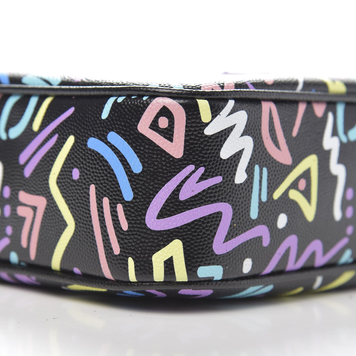 Grain De Poudre Medium Classic Monogram Multicolor Graphic Print Lou Camera Bag Black
