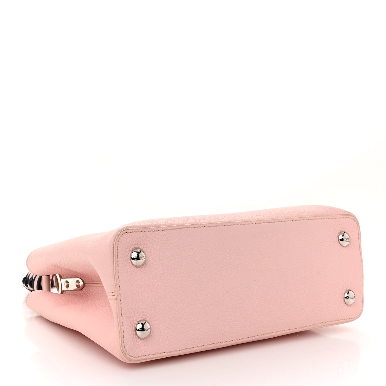 Louis Vuitton Taurillon Braided Capucines MM Light Pink 4 of 9