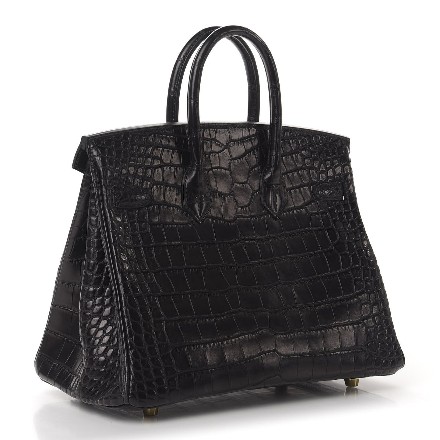 Matte Alligator Birkin 25 Black