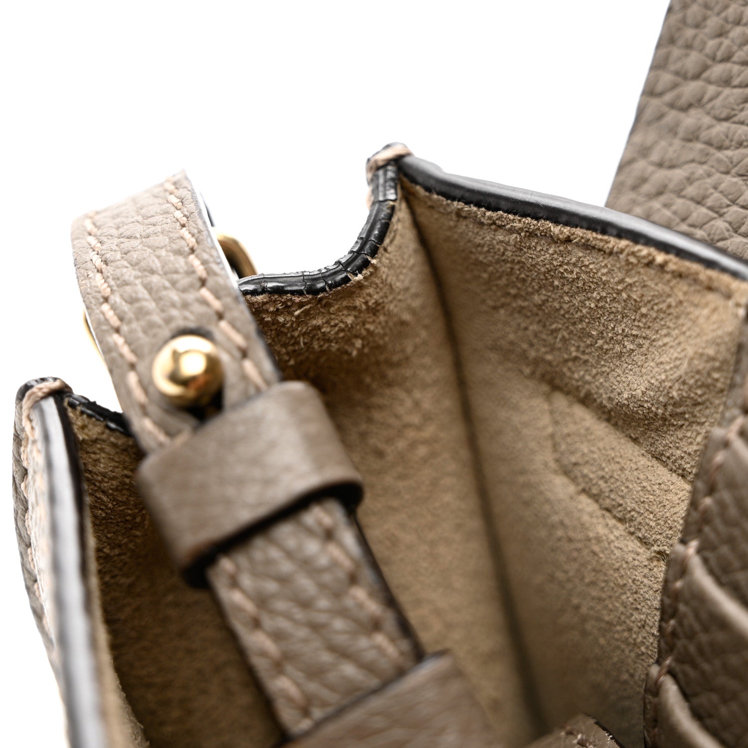 Chloe Calfskin Mini Faye Shoulder Bag Motty Grey 14 of 14