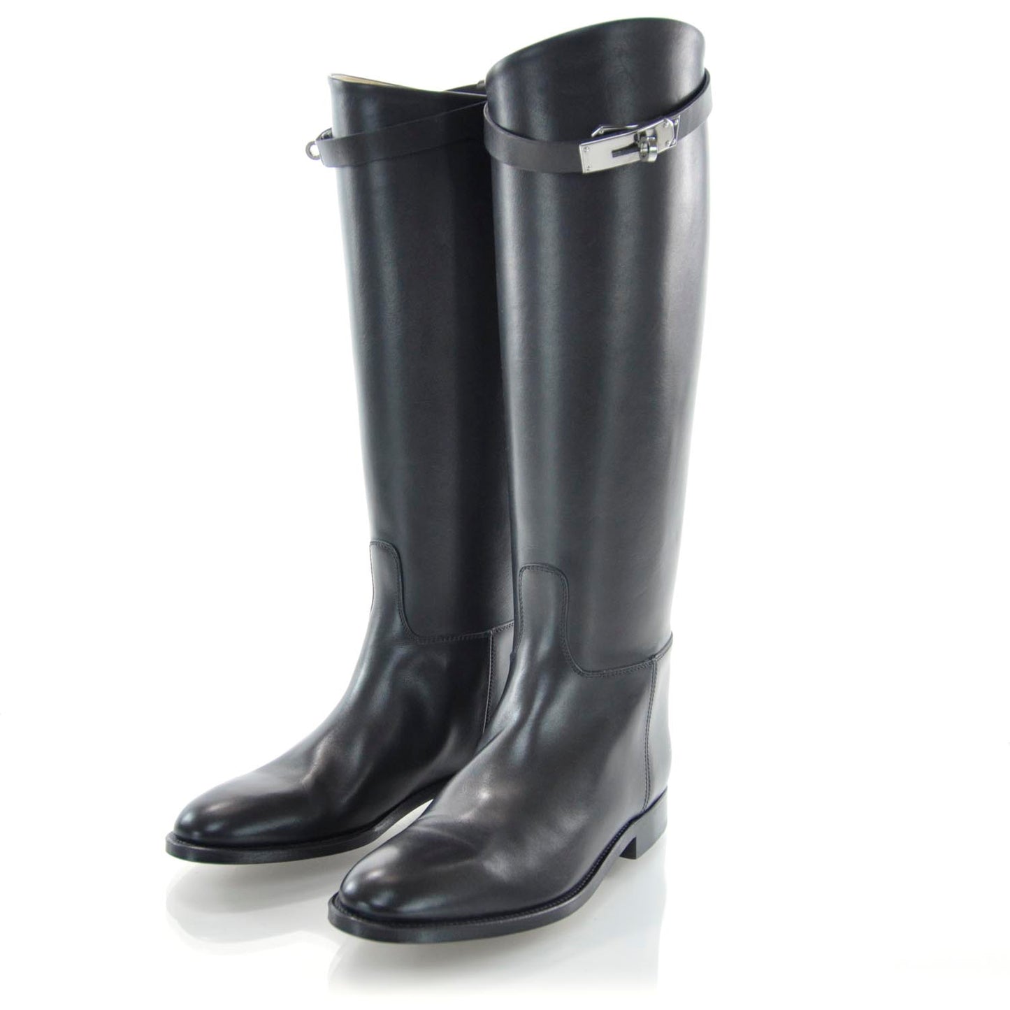Leather Kelly Jumping Boots 37.5 Black