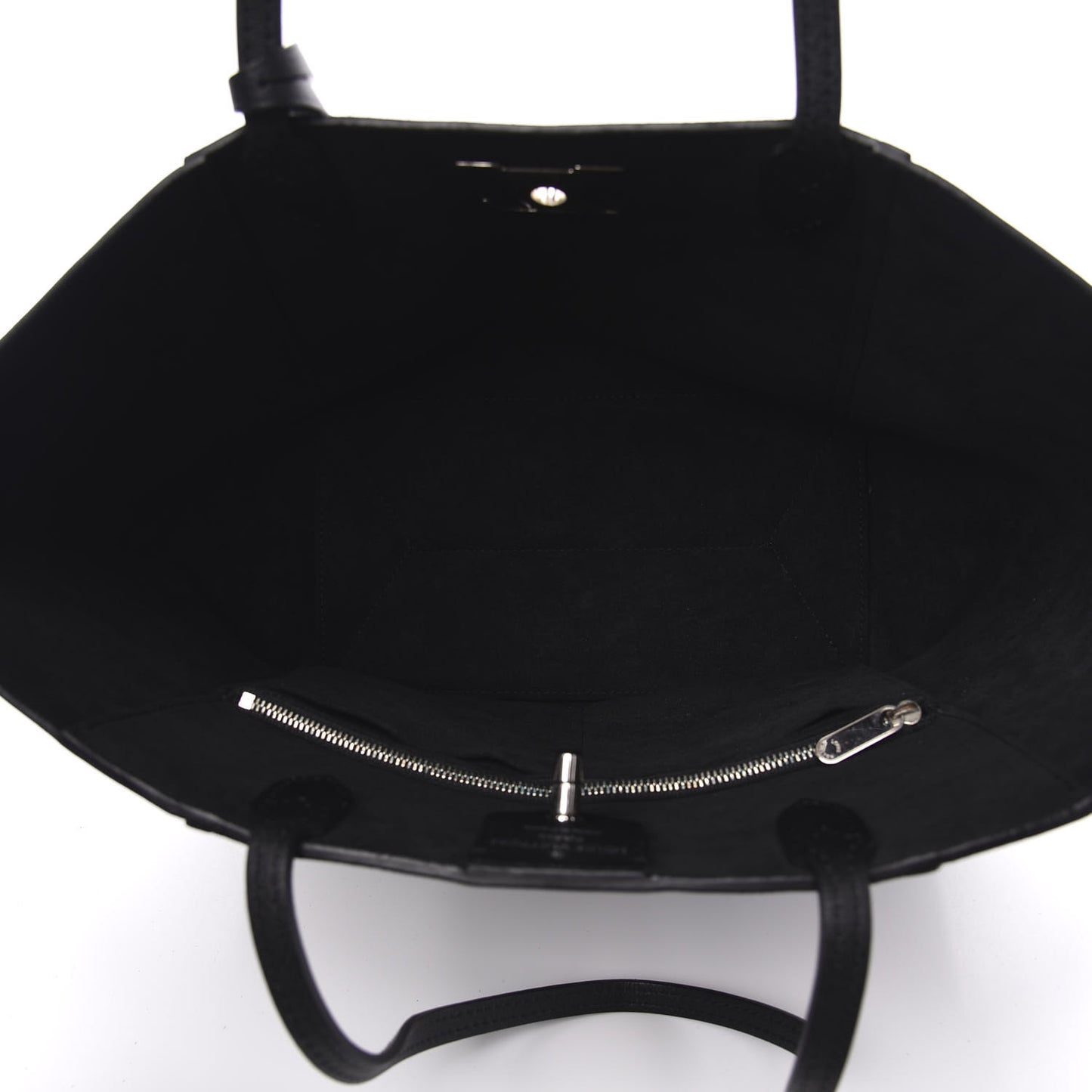 Calfskin Lockme Cabas Black