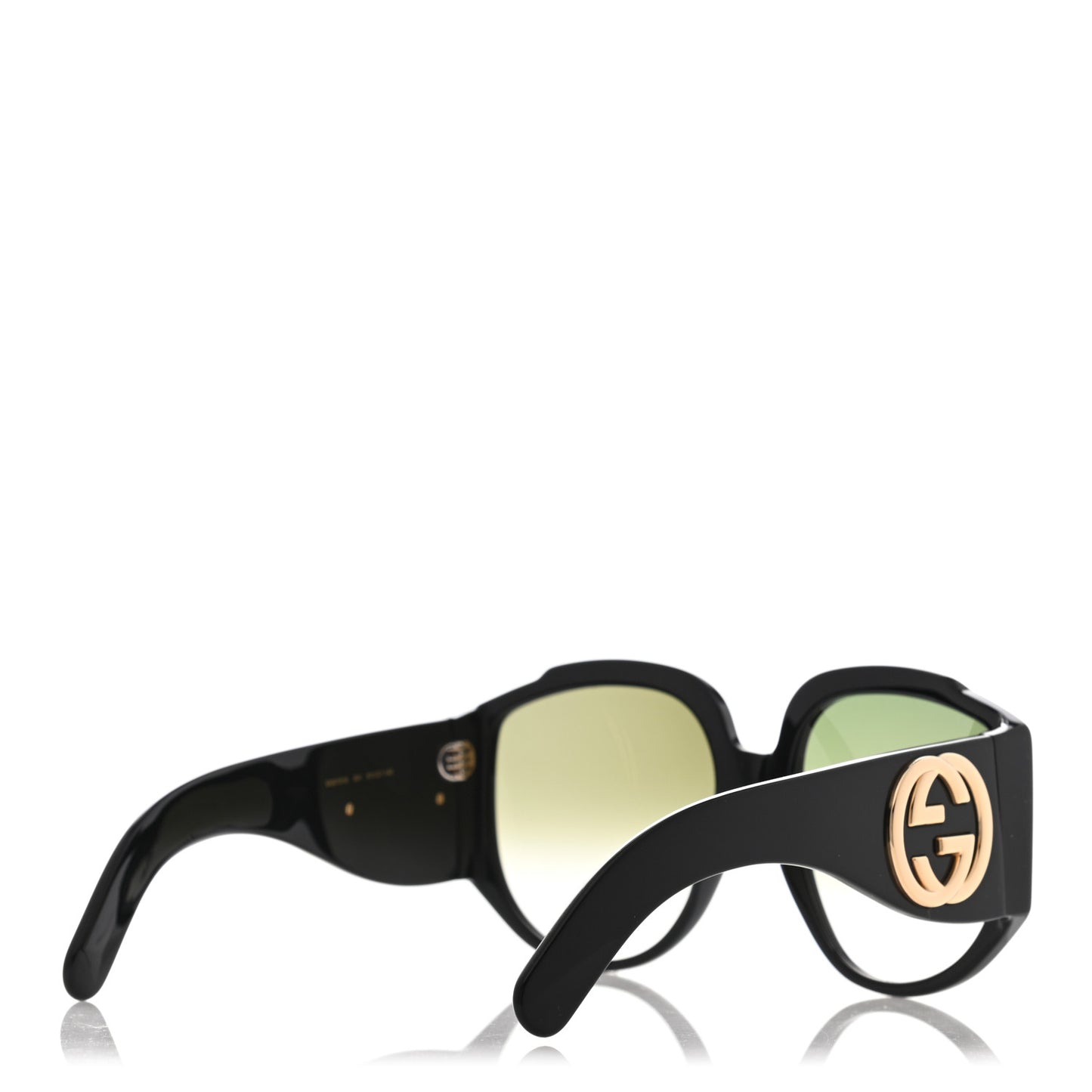 Acetate Oversized Interlocking G GG0151S Sunglasses Black