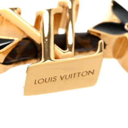 Louis Vuitton Metal Monogram LV Iconic Flower Bracelet 4 of 6