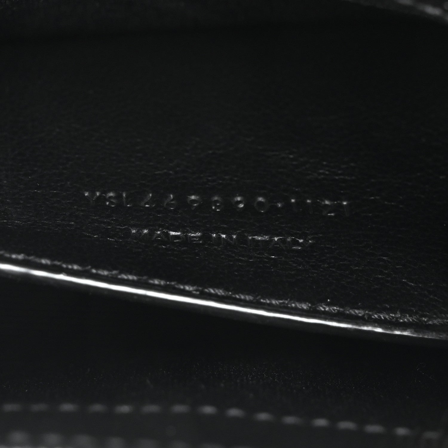 Saint Laurent Grain De Poudre Small Monogram Monochrome Kate Satchel Black 8 of 15