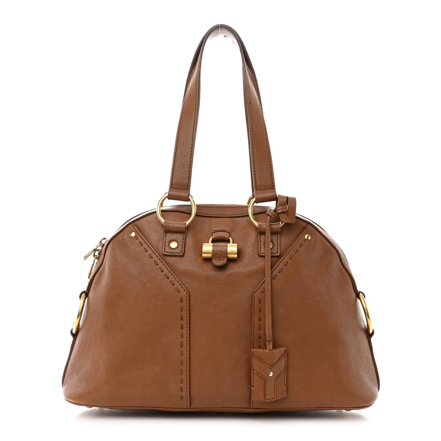 Saint Laurent Calfskin Medium Muse Tan 1 of 15
