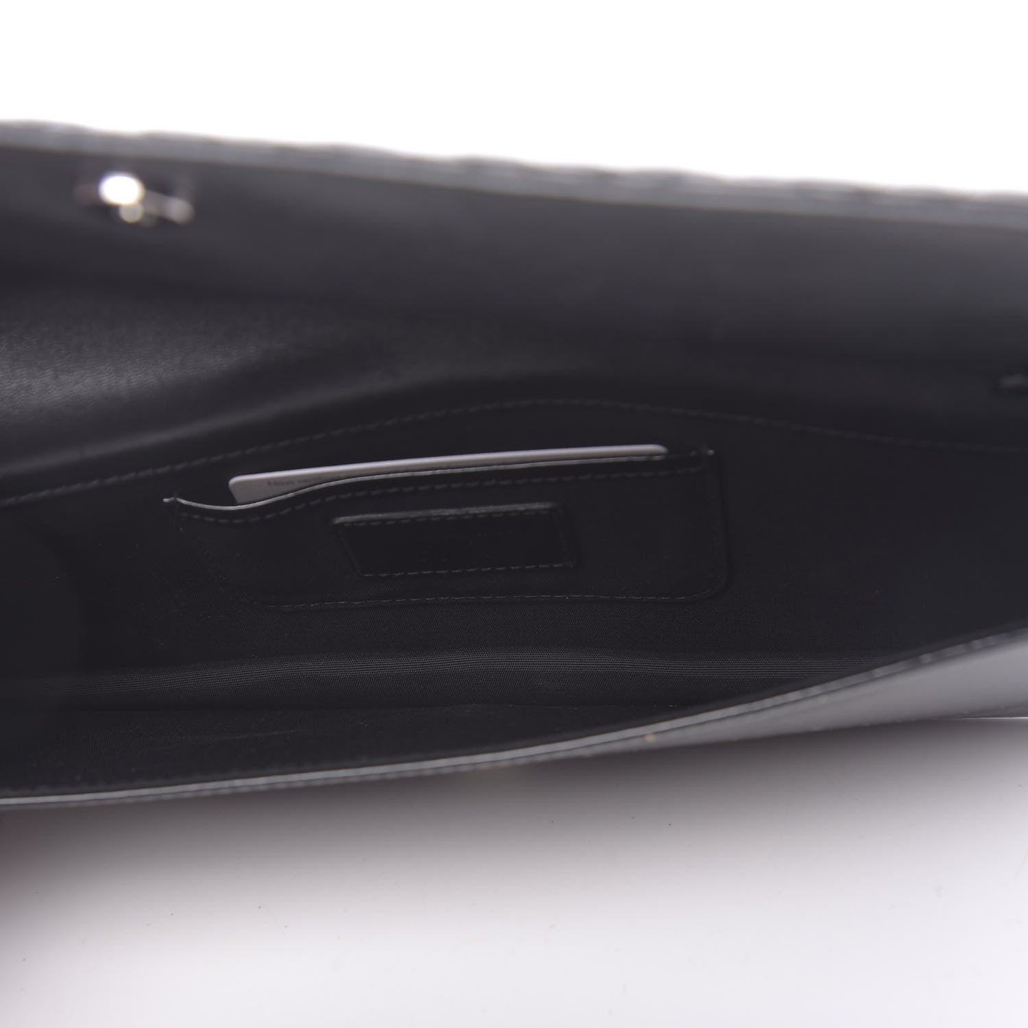 Christian Dior Patent Cannage Lady Dior Convertible Clutch Black 5 of 9