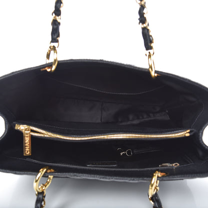 Chanel Caviar Quilted Grand Shopping Tote GST Black 7 of 13