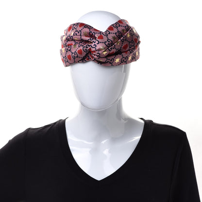 Gucci Silk GG Big Dimba Headband Pink 2 of 8
