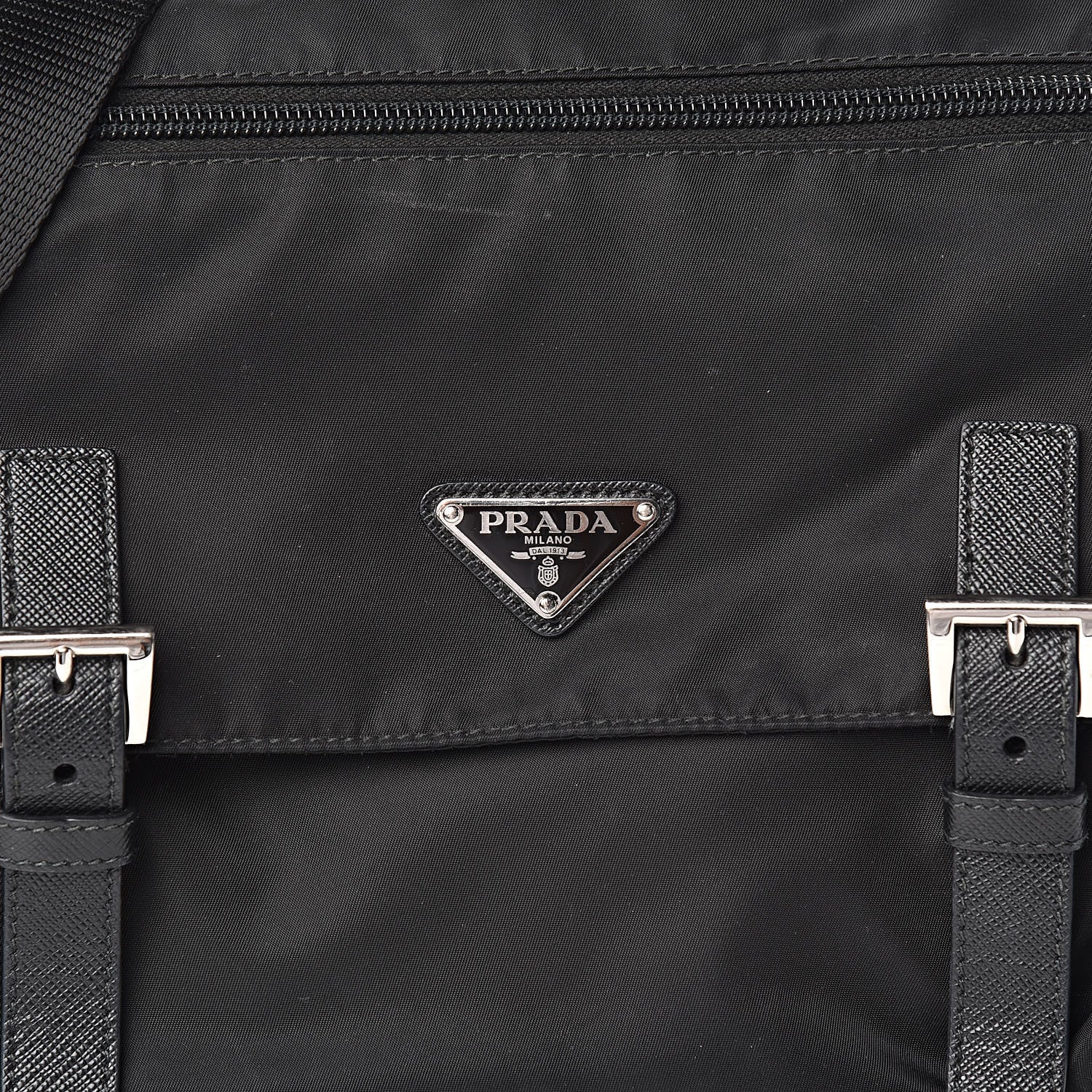 Prada Nylon Vela Sport Messenger Bag Black 10 of 11