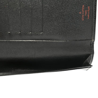 Louis Vuitton Epi Brazza Wallet Black 6 of 8