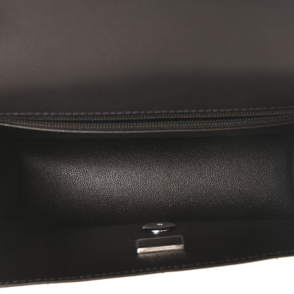 Chanel Lambskin Calfskin Mini Chocolate Bar Flap Bag White Black 5 of 10