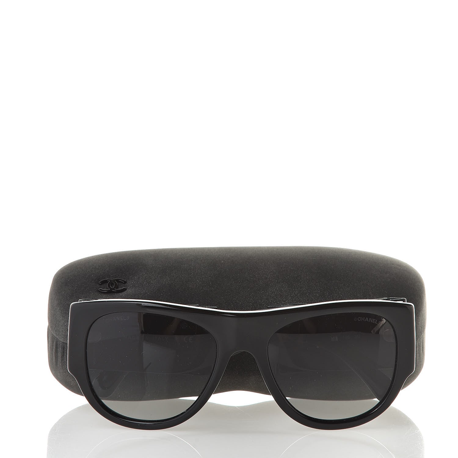 Chanel CC Bow Sunglasses 5276-Q Black 8 of 8