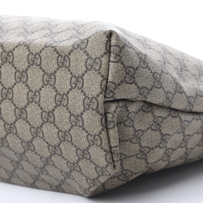Gucci GG Supreme Monogram Large Zippered Shopping Tote Off White 9 of 15