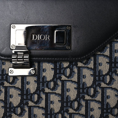 Christian Dior Oblique Smooth Calfskin Messenger Beige Black 8 of 13